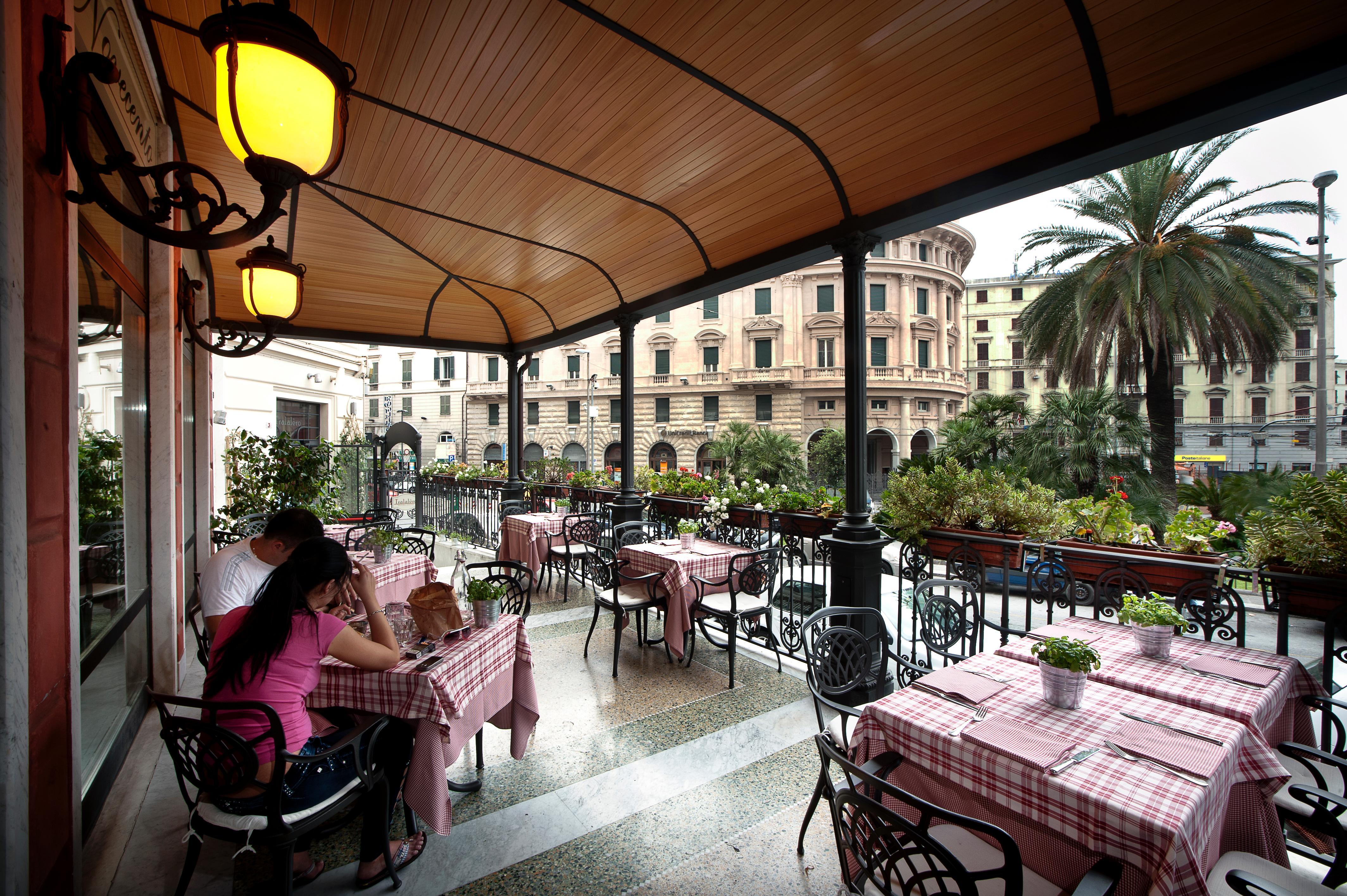 日内瓦大陆酒店 热那亚 餐厅 照片